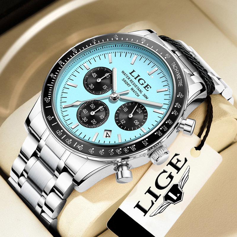 Luxury Watch Maker - LIGE Jam Tangan Pria Baru Bermerek