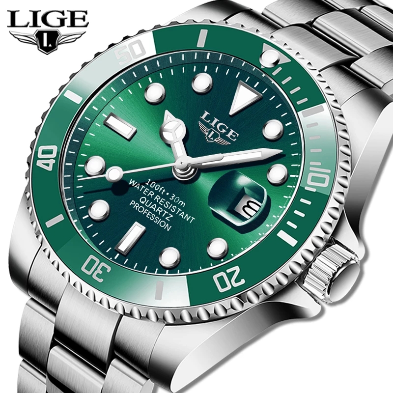 LIGE Jam Tangan Penyelam Berme - Luxury Watch Maker ulasan dan harga