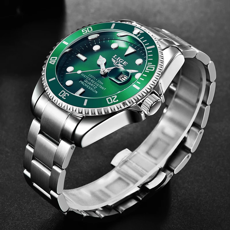 LIGE Jam Tangan Penyelam Berme - Luxury Watch Maker ulasan dan harga