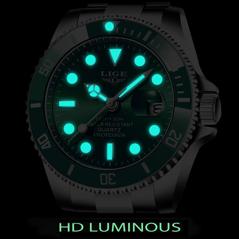 LIGE Jam Tangan Penyelam Berme - Luxury Watch Maker ulasan dan harga
