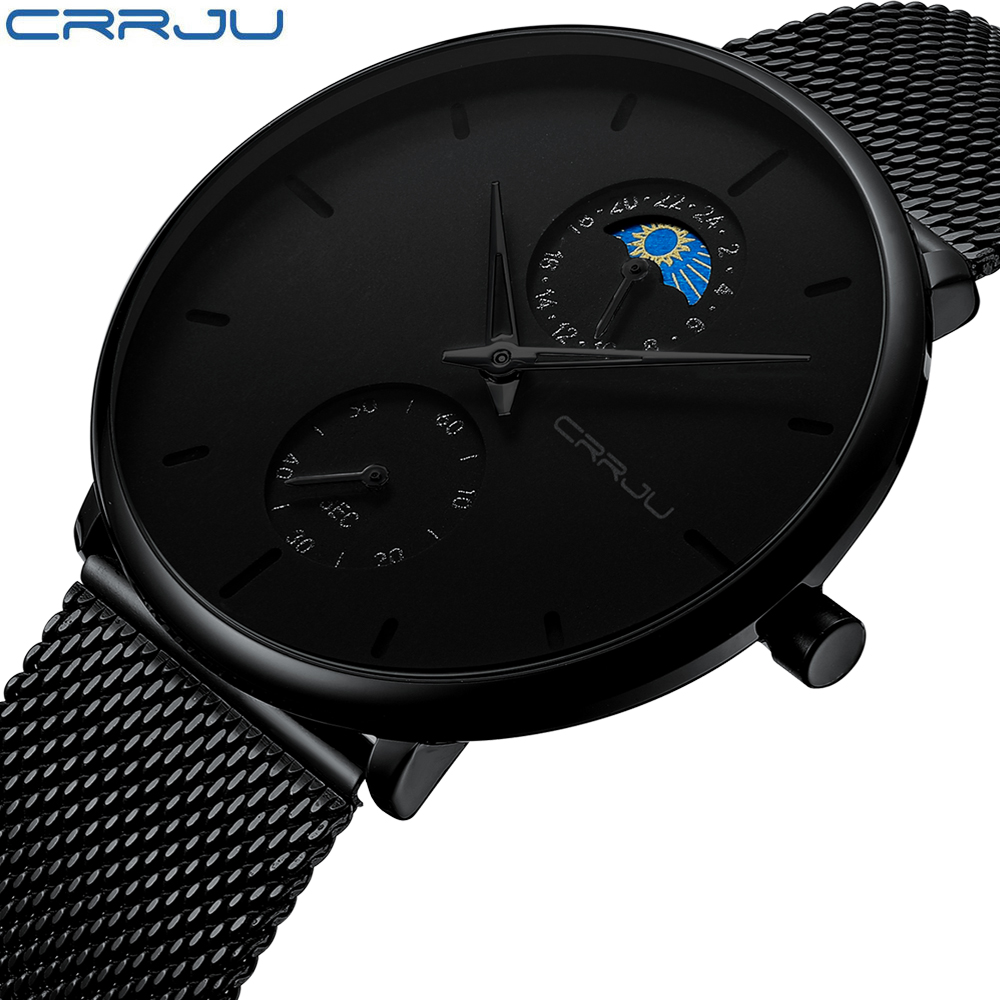 CRRJU, Jam Tangan Pria Mewah d - Luxury Watch Maker ulasan dan harga