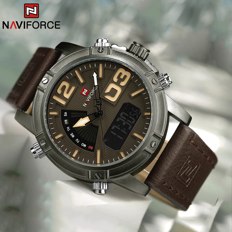 NAVIFORCE Jam Tangan Pria Berm - Luxury Watch Maker ulasan dan harga