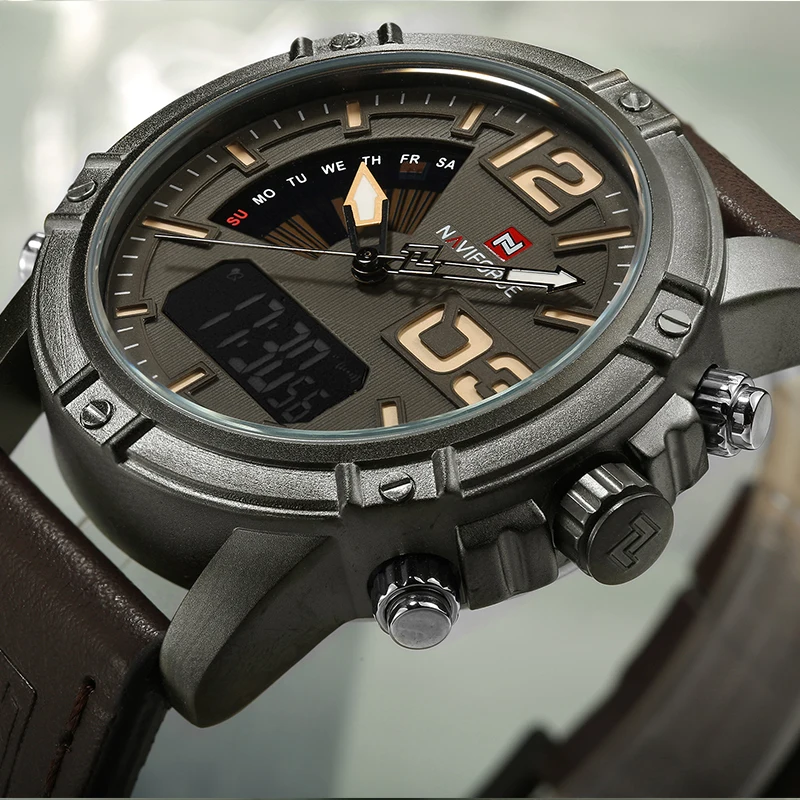 NAVIFORCE Jam Tangan Pria Berm - Luxury Watch Maker ulasan dan harga