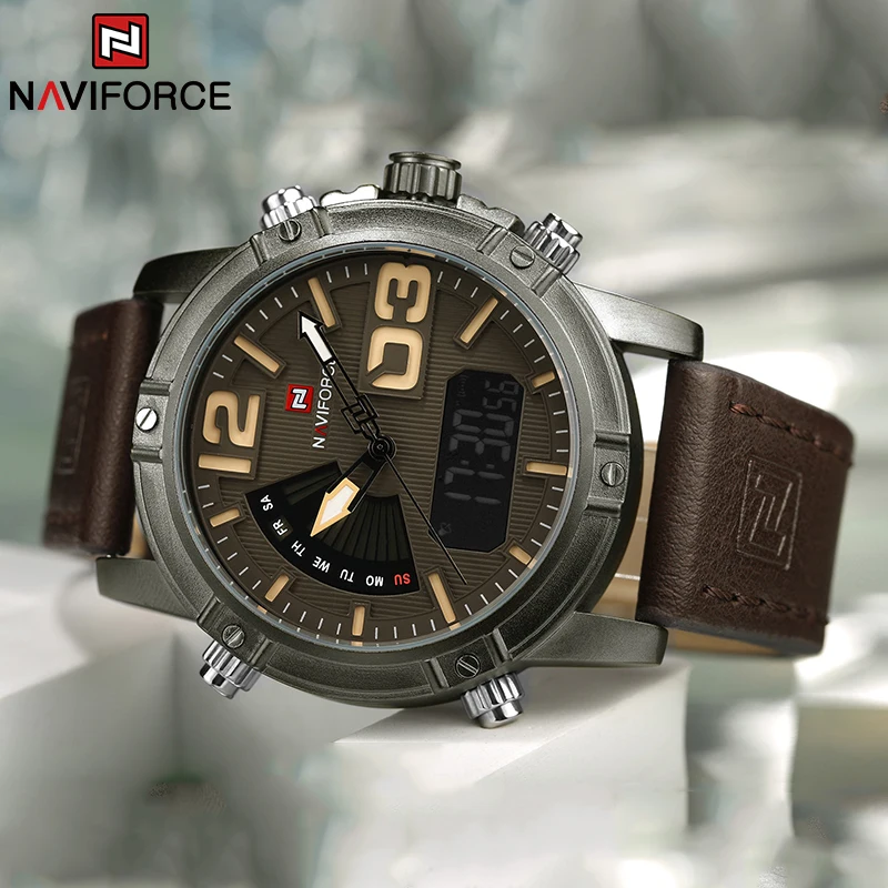 NAVIFORCE Jam Tangan Pria Berm - Luxury Watch Maker ulasan dan harga