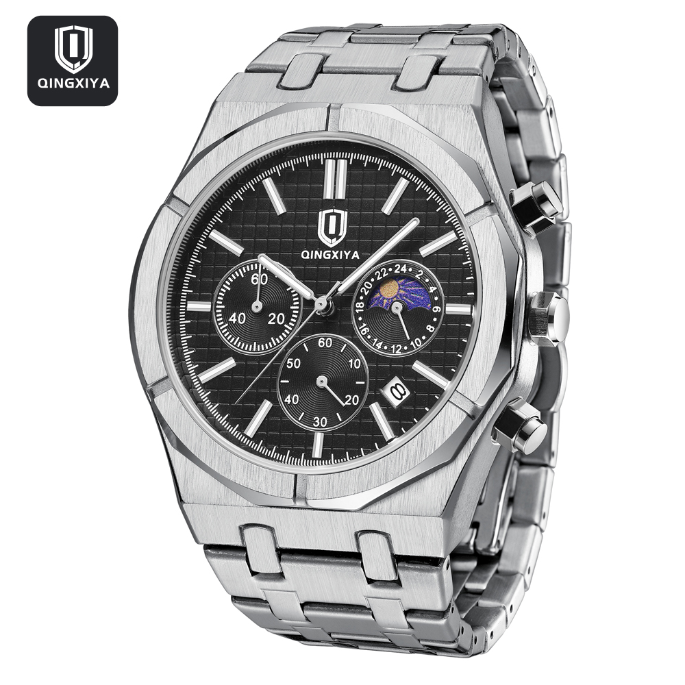 QINGXIYA Jam Tangan Chronograp - Luxury Watch Maker ulasan dan harga